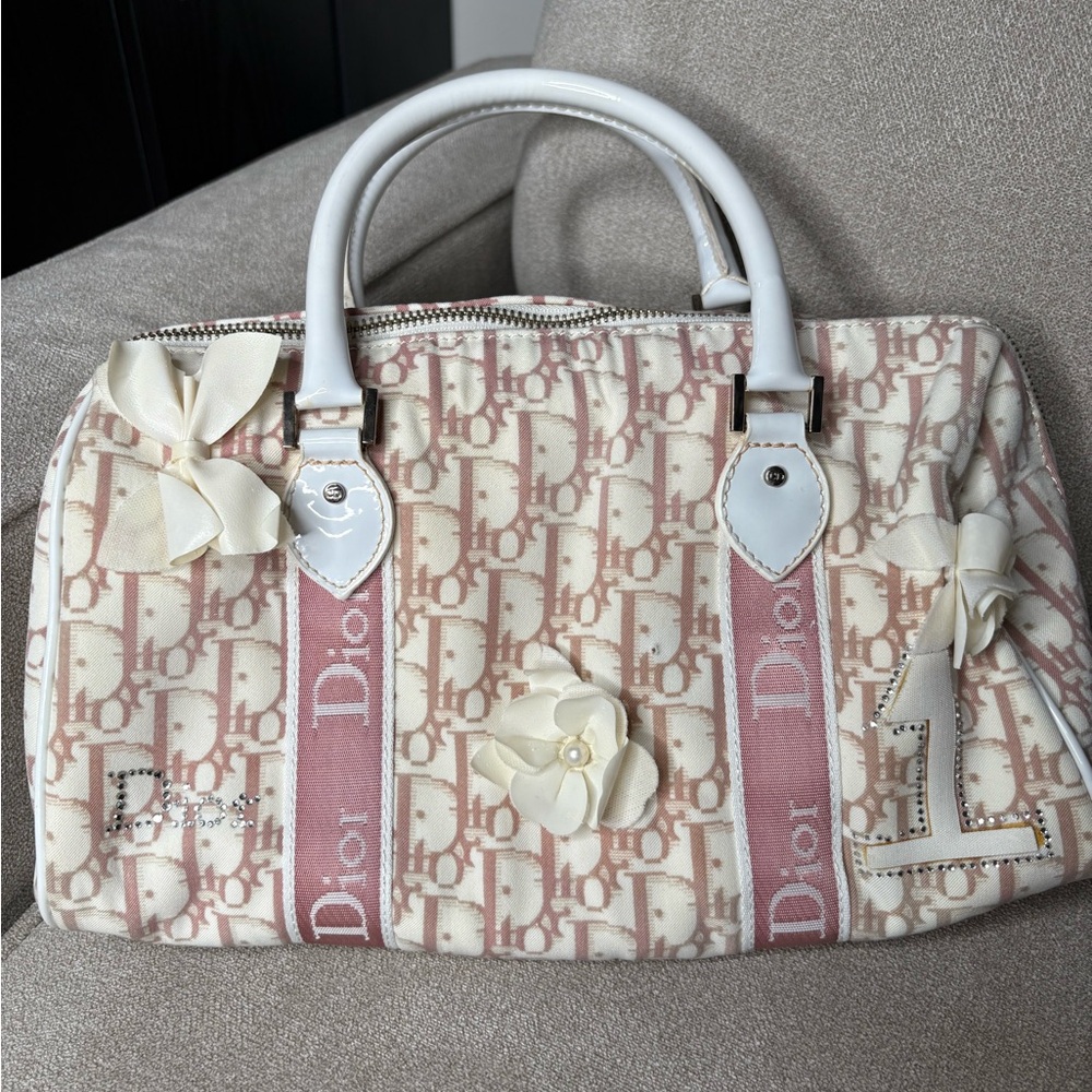 Christian Dior Pink Trotter Handbag